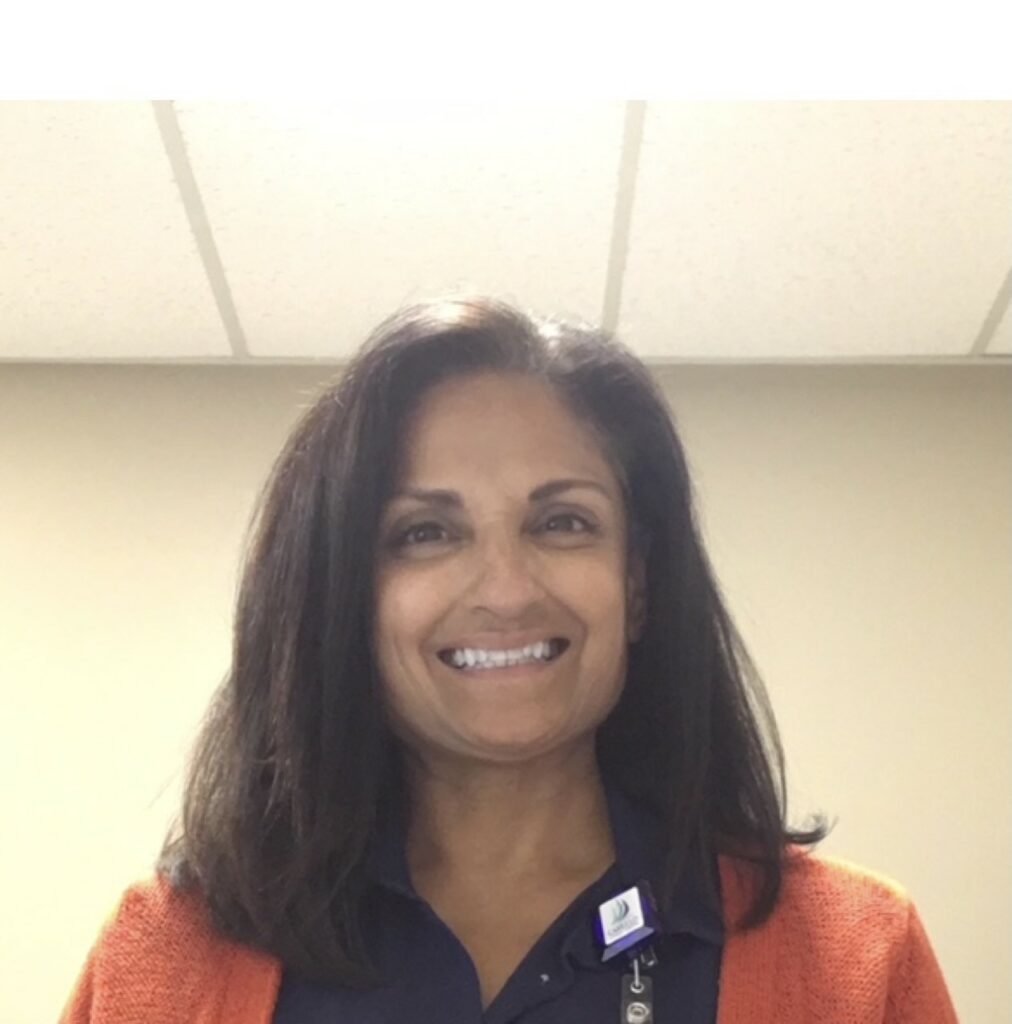 Headshot of Manisha Desai, dining services director